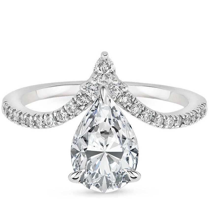 ARIEL SHINE RING-Pear Cut Diamond