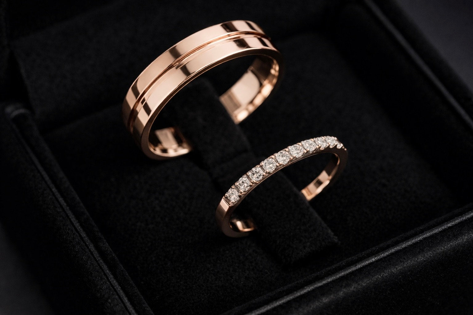 SOULMATE GROOVE RING SET