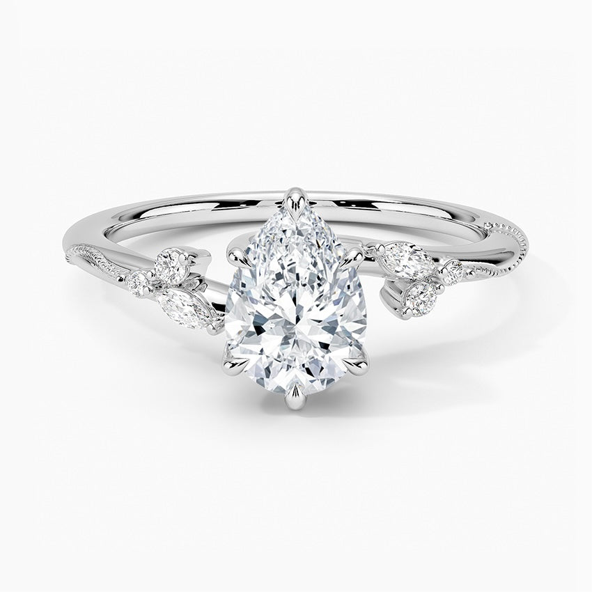 BLOOM RING-Pear Cut Diamond