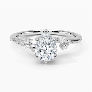 BLOOM RING-Pear Cut Diamond