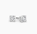 Switch Round Diamond Stud Earrings 3 image