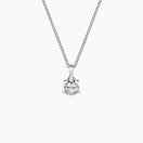 Switch SOLITAIRE DIAMOND NECKLACE-Pear Cut Diamond 2 image