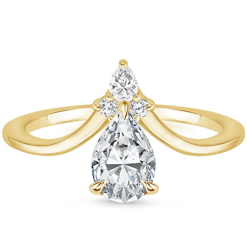 ARIEL RING-Pear Cut Diamond