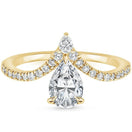 Switch ARIEL SHINE RING-Pear Cut Diamond 2 image