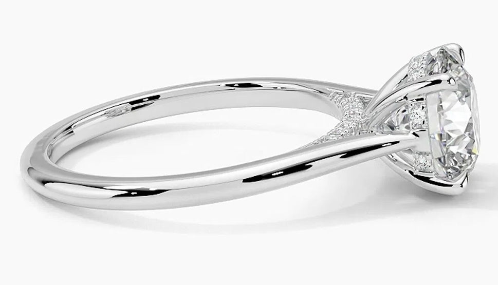 BELLA RING- Round Cut Diamond