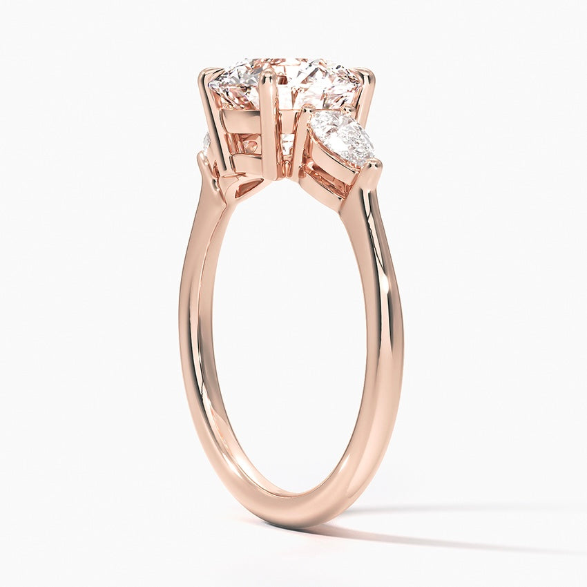 TRILOGY RING-Round Cut Diamond