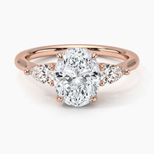 Load image into Gallery viewer, TRILOGY RING-Oval Cut Diamond
