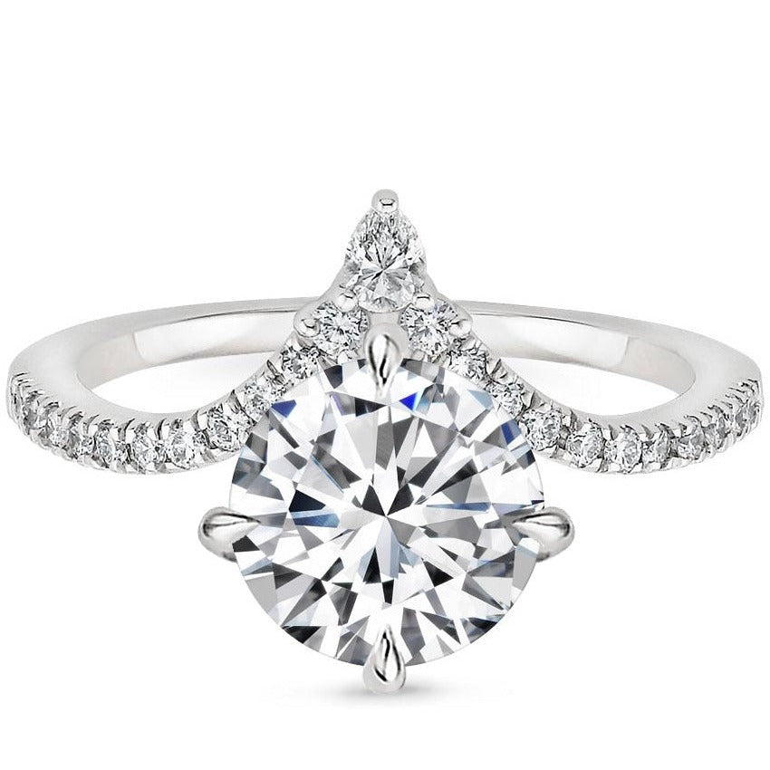 ARIEL SHINE RING-Round Cut Diamond