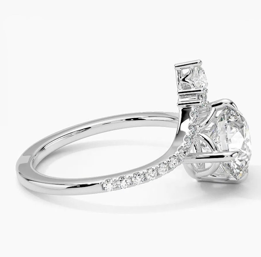 ARIEL SHINE RING-Round Cut Diamond