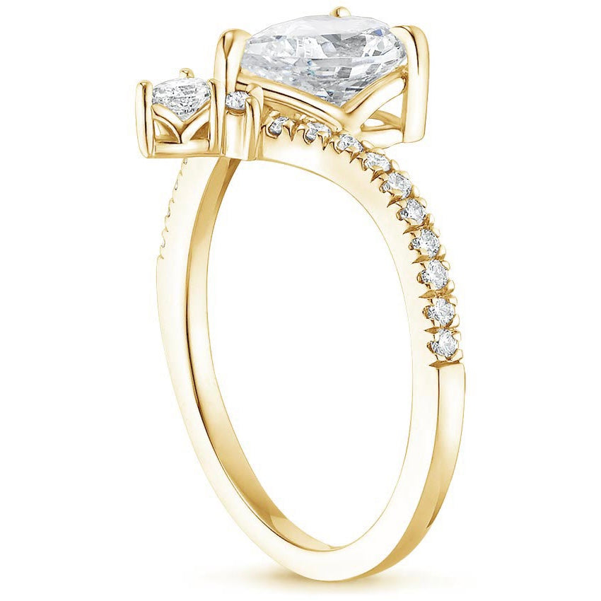 ARIEL SHINE RING-Pear Cut Diamond