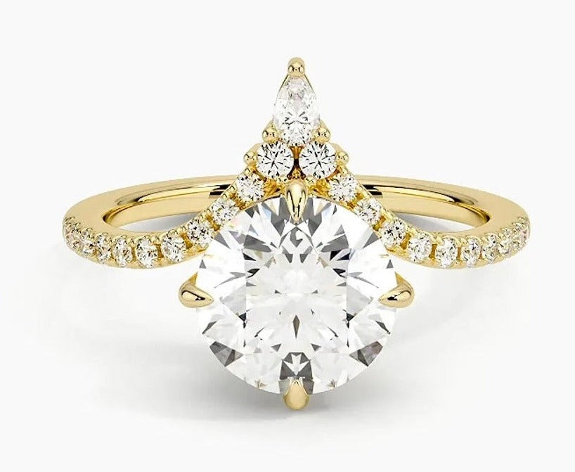 ARIEL SHINE RING-Round Cut Diamond