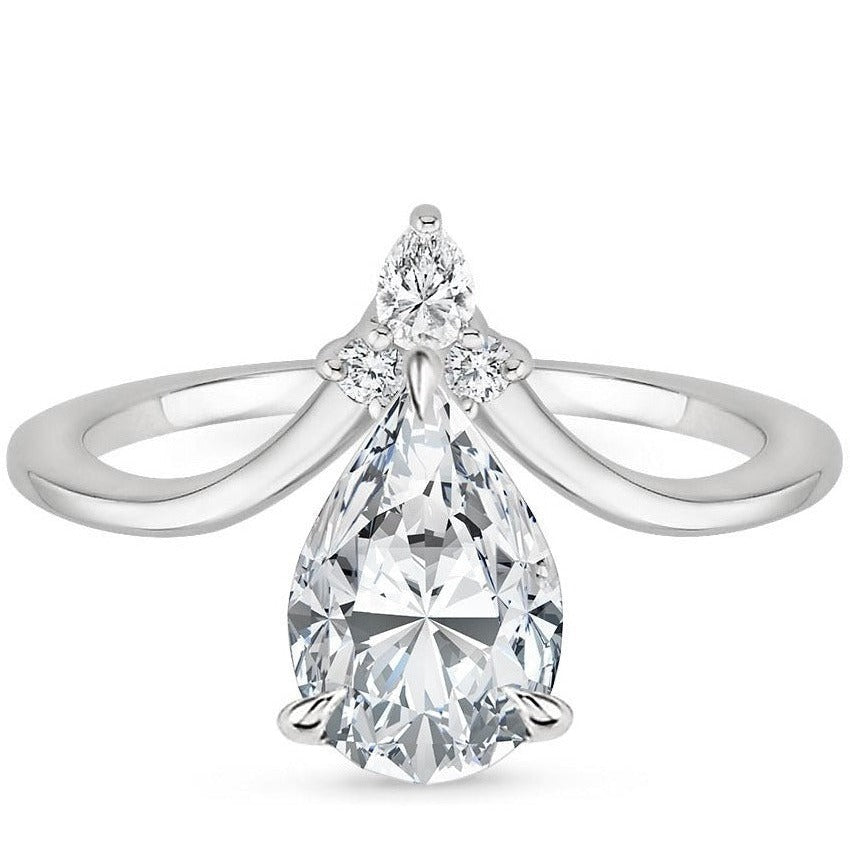 ARIEL RING-Pear Cut Diamond