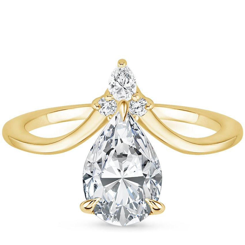 ARIEL RING-Pear Cut Diamond