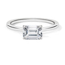 Switch BRILLIANT RING- Emerald Cut Diamond 3 image