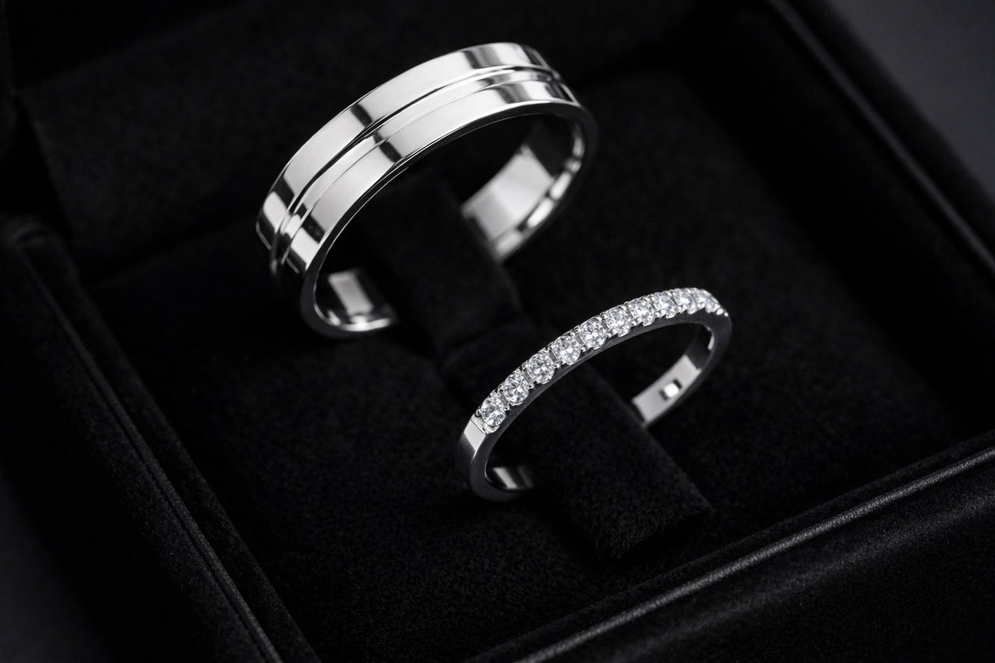 SOULMATE GROOVE RING SET