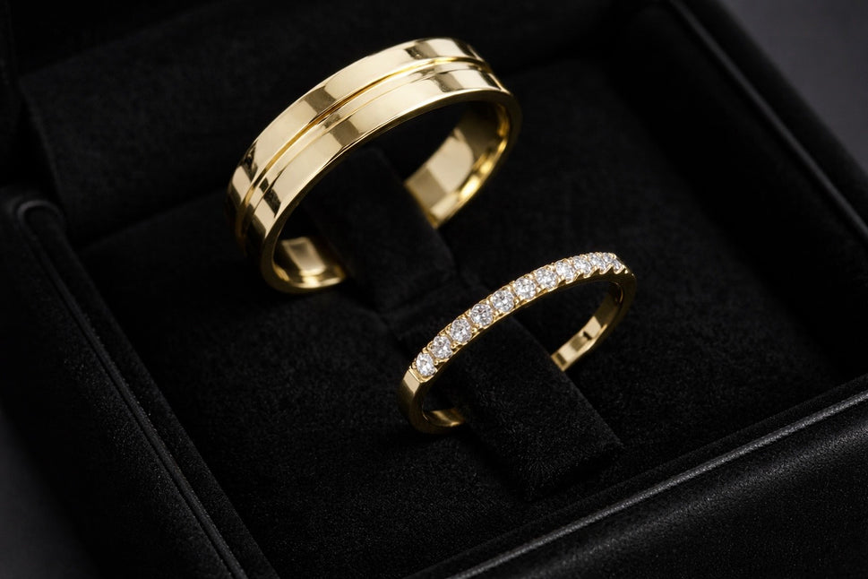 SOULMATE GROOVE RING SET