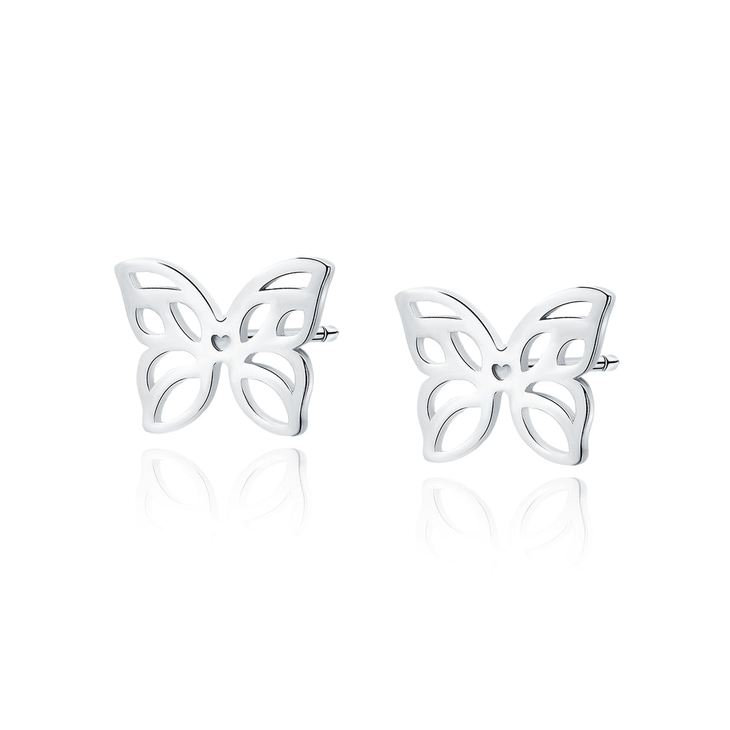 Butterfly Heart Earrings