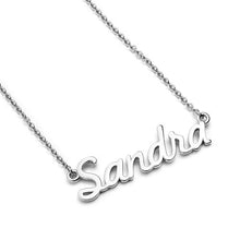 Load image into Gallery viewer, Personalised Name Necklace in Silver
