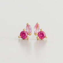 Load image into Gallery viewer, Pink Sapphire Earrings Rosy
