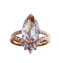 Load image into Gallery viewer, Pear Rose Cut Roselyn Ring

