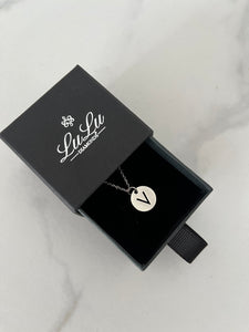 Initial Silver Necklace V