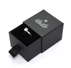 Diamond Solitaire Ring Plane Band