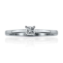 Load image into Gallery viewer, Engagement Ring/ Natural Diamond Ring/ Princess Cut/ Engagement Ring/LULU DIAMONDS®
