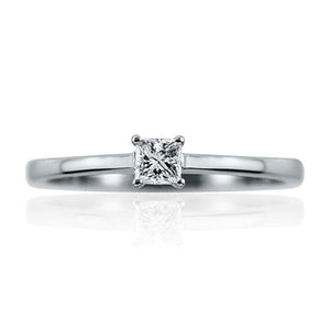 Engagement Ring/ Natural Diamond Ring/ Princess Cut/ Engagement Ring/LULU DIAMONDS®