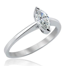 Load image into Gallery viewer, Marquise Cut Natural Diamond Solitaire Ring/ Engagement Ring/LULU DIAMONDS®
